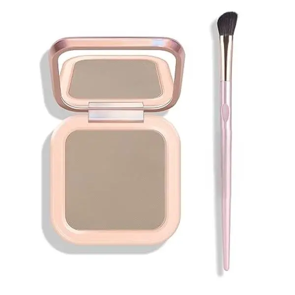 Face Sculpting Contour Palette, Smooth Matte Contour Pressed Powder, Ultra-fine Lightweight, Easy to Blend, Multiuse Baked Contour Makeup