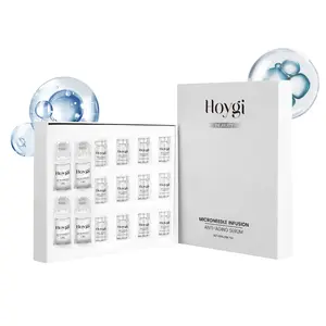 Hoygi Micro Needling Kit for Face - Micro Infusion System for Face with Hyaluronic Acid & Collagen - Moisturizing & Anti-Wrinkle Facial Serum for All Skin Types - 4 Roller + 16 Serums Repair