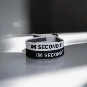 IM Second Bracelet - Handcrafted Accessory for Spiritual Reflection and Identity, 1.3cm x 24cm, Personal Reminder of Faith