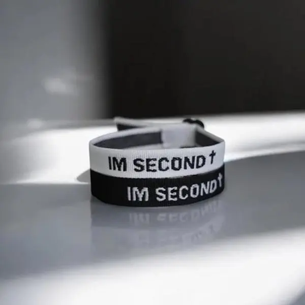 IM Second Bracelet - Handcrafted Accessory for Spiritual Reflection and Identity, 1.3cm x 24cm, Personal Reminder of Faith