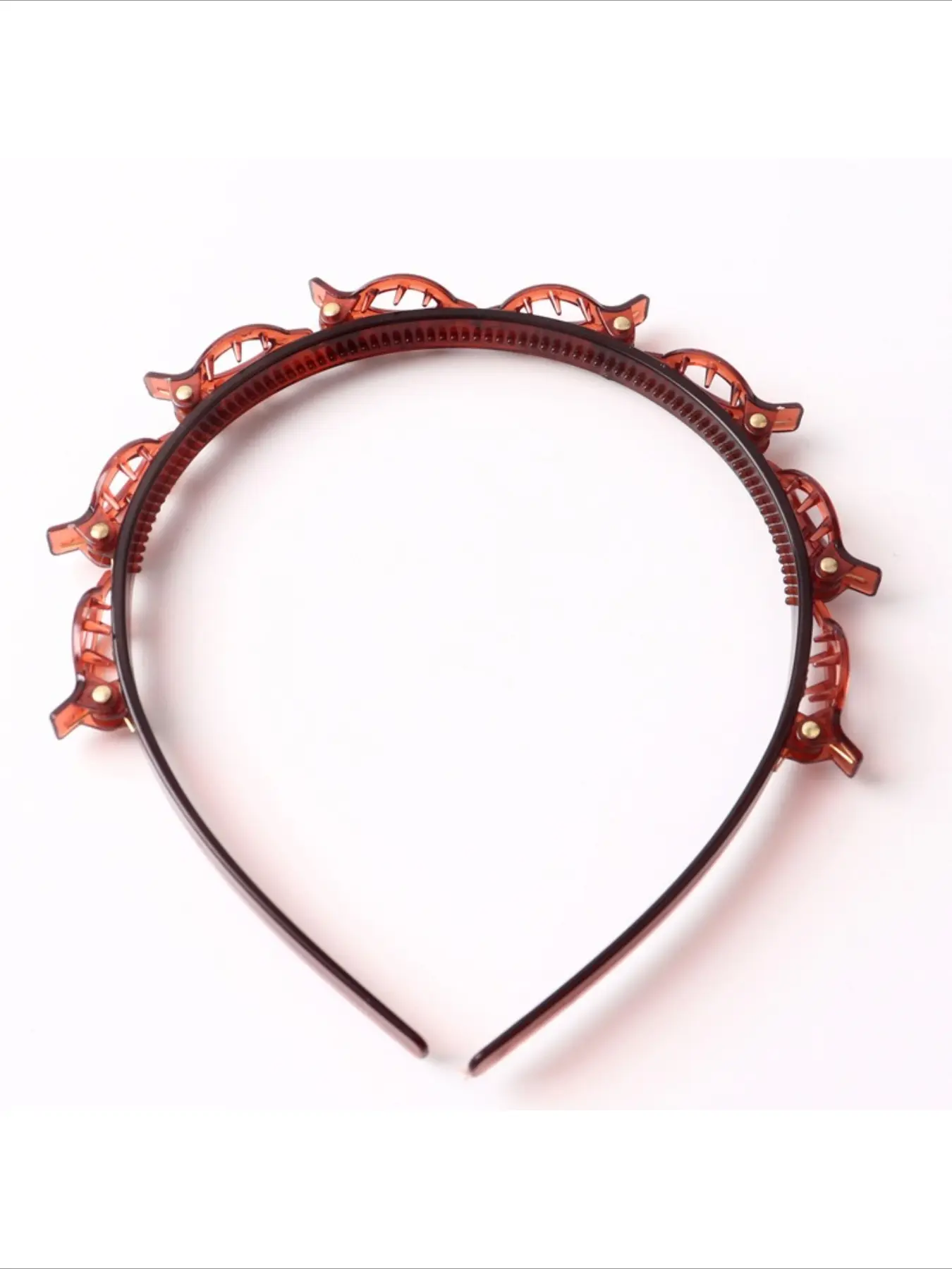 Viral Double Layer Knit Zig Zag Headband Bang Clip Hair Accessories Trendy Hollow Out Hairband, Chic Headbands, Fashion Headband, Zigzag Headband