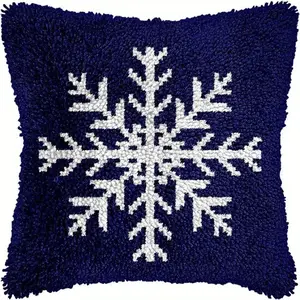 Adult crochet embroidered cushion kit | Sewing pillowcase fabric material, mixed color
