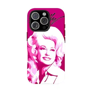 Dolly Parton "I Will Always Love You" Lyric Design Phone Case - High Quality TPU Plastic Suitable for iPhone 17/16/15/14/13/12/11 Pro Max/Plus and  Samsung Galaxy S23FE/22/23/24/25