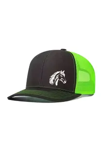 Unisex Baseball Cap with Horse Head Design, Adjustable Trucker Hat for Men & Women, Casual Fitted Mesh Breathable Sun Hat for All Seasons, High Quality Hat, Outdoor Hats
