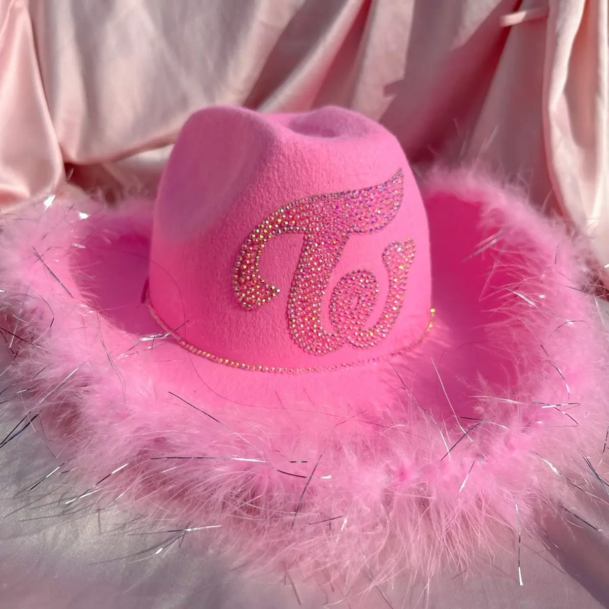 Kpop Twice Sana Rhinestone Cowboy Hat