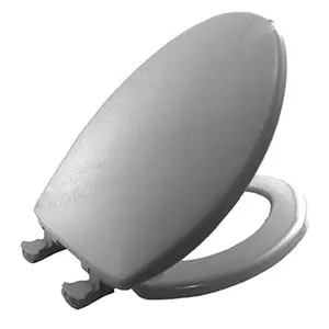 Bemis 180SLOW 000 White Elongated Toilet Seat