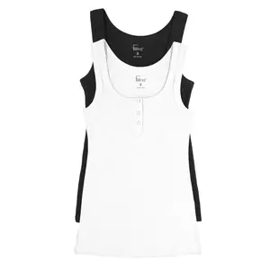 Ribbed Henley Tank 2-Pack