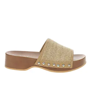 Seychelles Womens Fantasy Slide Casual Sandals Casual Low Heel 1-2" - Brown