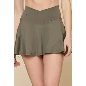 Crisscross Hourglass® Twirl Skort - Ivy