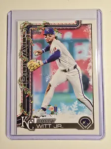 MLB Raw Sports Trading Card Single - Live Auction Collectible Item