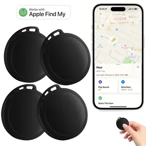 Global Smart GPS Tracker Compatible with Find My APP (only iOS), Wallet Pet Luggage Lost Locator, Bluetooth-compatible Airtag Key Finder