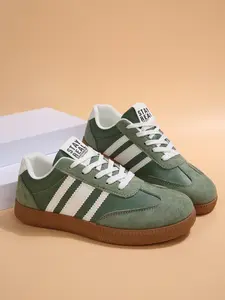 Women's Casual Textile Sneakers, Breathable Walking Sneakers, All-Season Comfortable Rubber Sole Shoes, Breathable Anti-Slip Design, Perfect for Daily Wear & Travel