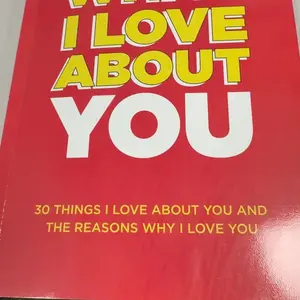 What I Love About You. Why I Love You Fill-in-the-Blank Gift Book. The Perfect Anniversary Gift for Couples.