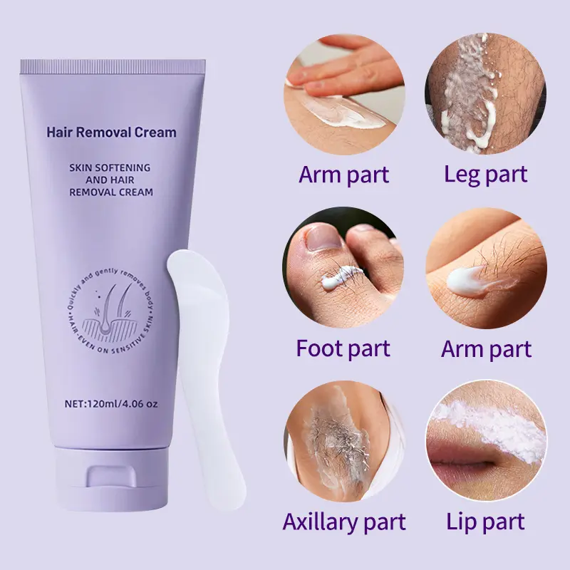 Women & Men Body Hair Removal Cream,Hair Remover from Legs,and Bikini Line, Underarms, Stomach, safe Up to 7 Days, Arms
