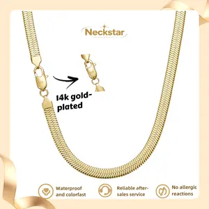 14K Gold Plated Stainless Steel Miami Cuban Chain Necklace | 7mm Waterproof Tarnish Resistant | Men & Women