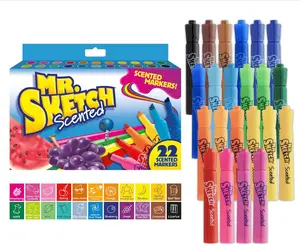 Scented Markers Chisel Tip 22 Assorted Colors for Writing & Drawing Creative Projects