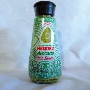 Herdez Avocado Hot Sauce 5 Oz. Glass Bottle