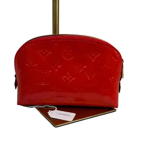 Pre-owned Louis Vuitton COATED CANVAS toiletry bags VERNIS MONOGRAM COSMETIC CASE VERY GOOD CONDITION