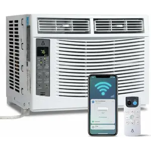 Window Air Conditioner 10000 BTU with Remote Control - Programmable Timer, Cooling for Large Rooms Up to 450 Sq. Ft., Efficient Window AC Unit, Quiet Operation, and Easy Installation