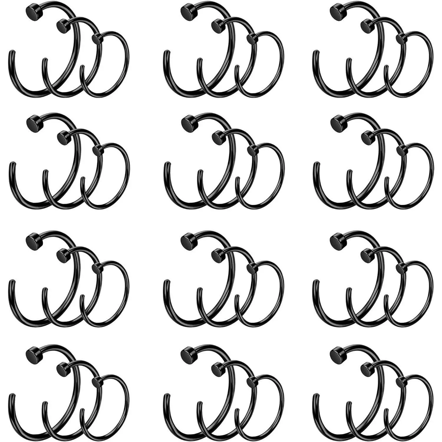 Black (6mm 8mm 10mm)