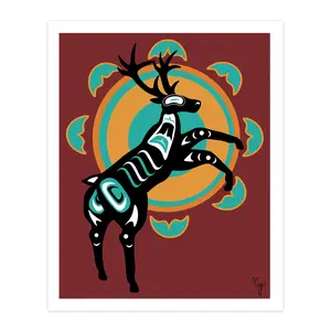 Deer And Transformer Fine Art Print Deer And Transformer Fine Art Print
