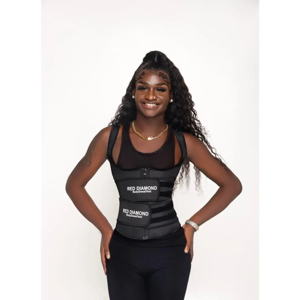 RED DIAMOND BODY SWEAT VEST