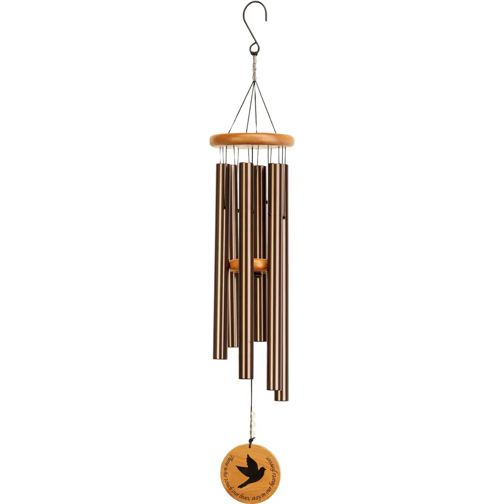 Panacea Products 80123 32 in. Symphony Memorial Wind Chime - Bronze - Case of 16