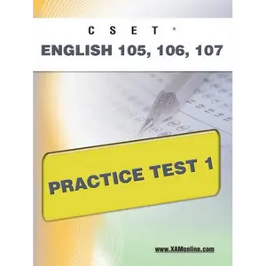 Cset English 105, 106 Practice Test 1 - Paperback