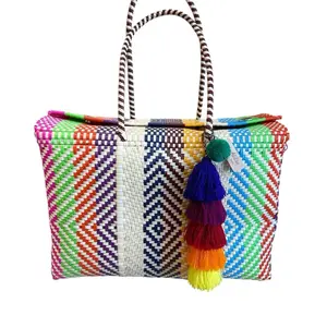 Las Adelitas “Adelita Weekender” – Extra Large Recycled PVC Travel Bag – Handmade by Mexican Artisans – Beach, Overnight & Ranch Ready - Perfect For Weekend Outings