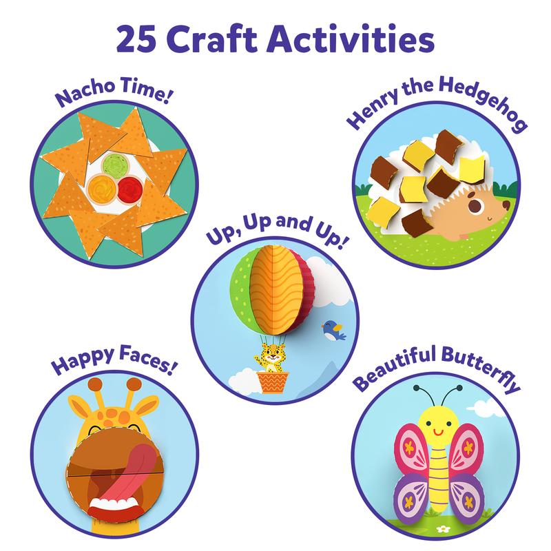 Skillmatics Snip, Snip - Art & Craft Activity, Practice Scissor Skills, Craft Kits, Gifts for Toddlers, Girls & Boys Ages 3 to 7 paper crafts