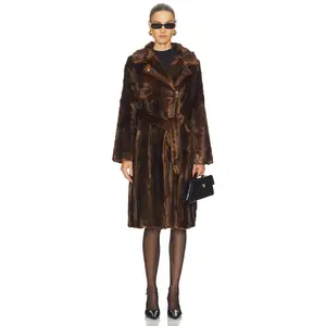 Jakke Frosig Biker Coat in Brown
