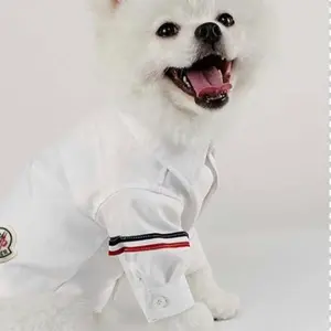 Muttcler Collared Button-Up Dog Shirt