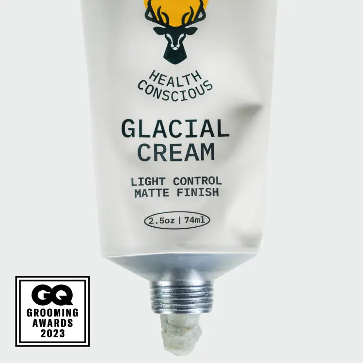 Glacial Hair Styling Cream - Natural, Low Hold, Matte Finish, Science-Backed | D...