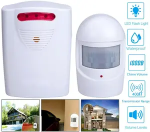 Wireless Driveway Alarm Infrared Motion Sensor Home Garage Alert Security System,  Wireless Motion Sensor, Home Security Alarm,Outdoor Motion Detector,Driveway Alarm, Waterproof motion Sensor,Garage Door Alarm, Wireless Doorbell Sensor,Smart Motion Sensor
