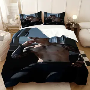 3Pcs,Sylus  three-piece bedding set, soft, comfortable and skin-friendly, universal in all seasons, bedding set, no pillow core, no quilt core, suitable for bedrooms, guest rooms - (1 quilt cover + 2 pillowcases)