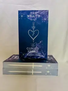 The Wraith and The Cursed Heart- Painted edges Literature Book Dark Romance Novel
