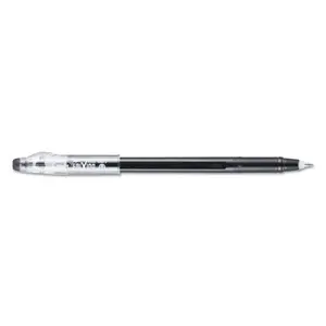 Pilot PIL32465 Frixion Colorsticks Erasable Gel Pen, Clipless Stick - Fine 0.7 mm, Black Ink & Black Barrel