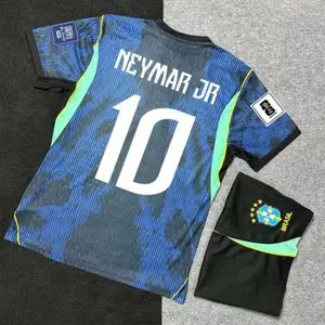 Neymar Jr #10 Legend Brazil Team Home Away 2026 A football kit with Embroidered logo and Sharp stitching Jersey, Breathable Quick Dry Short Sleeve Athletic Tops for Football Fans, Football Collectors & Streetwear Enthusiasts