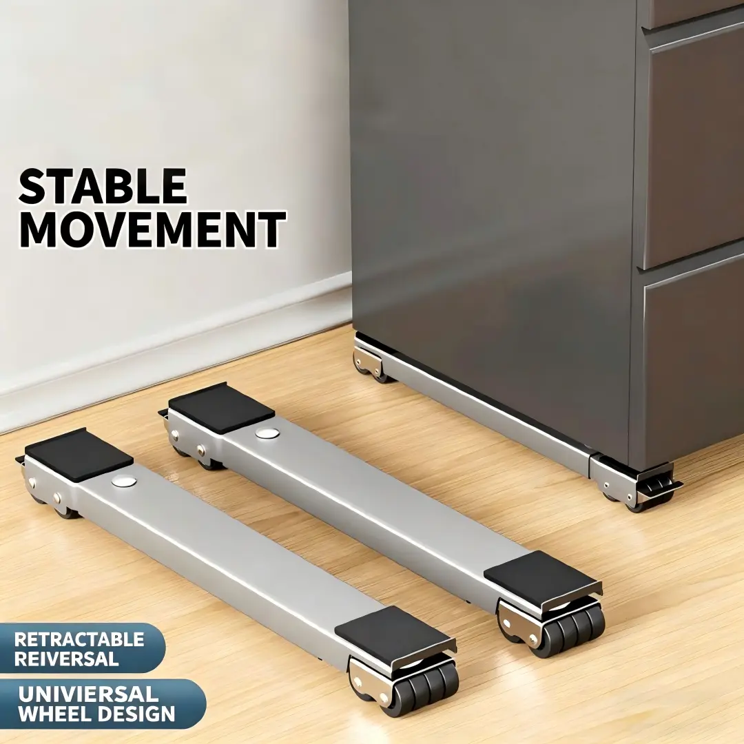 Adjustable Furniture Moving Slides, Heavy Duty Appliance Moving Support Bars