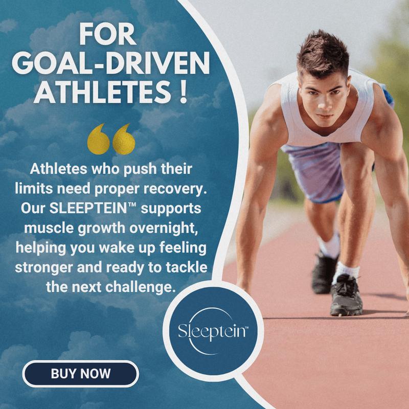 Sleeptein Sleep Protein Powder - Nighttime Sleep Aid & Premier Protein Shake with 25g Micellar Casein + Grass-Fed Whey Protein, Magnesium Glycinate, 5-HTP, GABA, L-Theanine & Valerian Root for Restful Sleep, Muscle Recovery & Growth - Healthcare