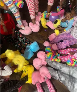 Stay Cozy and Cute with Teddy Bear House Shoes - Soft and Fluffy Cotton Slippers - Footwear, Walking Shoes