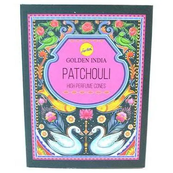 Patchouli Backflow Incense Cones — Set of 10