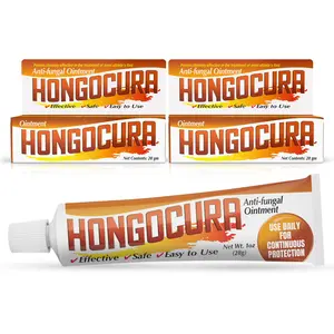 Hongocura Antifungal Cream for Athlete’s Foot and Jock Itch - Fast-Acting Skin Ointment Relieving Itching and Redness, 20 gm, 2-Pack, Relieves Itch