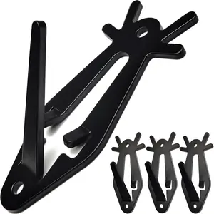 European Deer Skull Mount Hanger, Euro Wall Mount Hanger for Deer Head, Pronghorn and Other Smaller Animals, Skull Wall Hooker with Easy Installation Kit for Indoor Outdoor