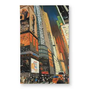 212 MAIN Illuminated York City Street Door Mat - Polyester Loop Entryway Rug, Indoor Entryway Rugs, Size 21x34 in, Indoor-Outdoor Use, Model CODM2134Q021ZE
