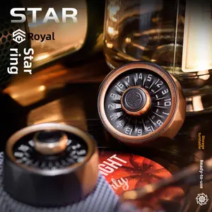 Yuwu EDC Stress Relief Toy Star Ring Power Storage Spinner Rotating Metal Fidget Spinner Finger Stress Relief Artifact Wheel metal fidget spinner toy