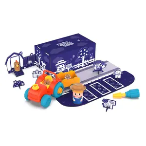 Educational Insights Design & Drill Bolt Buddies Tractor Take Apart Toy with Screwdriver Tool, Preschool STEM Toy, Gift For Boys & Girls, Ages 3+