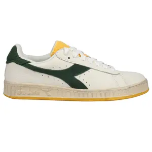 diadora Mens Game L Low Icona Lace Up Sneakers Shoes Casual - White