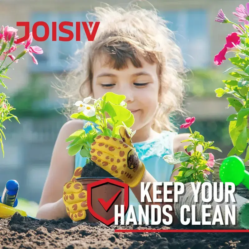 2 Pairs Breathable Toddler Work Gloves for Gardening, 100% Jersey Nylon Kids Garden Gloves with Grip, Dot Bead Rubber-Coated for Boys & Girls, Ultra Soft & Light Beige-Friendly, Yard Gloves for Digging, Weeding, Landscaping, DIY - Green Frog, Yellow Pony