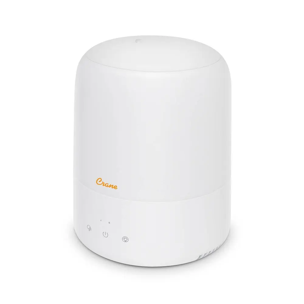 Crane 3-in-1 Cool Mist Humidifier with Aroma Diffuser and Sleep Support Light - 0.5gal